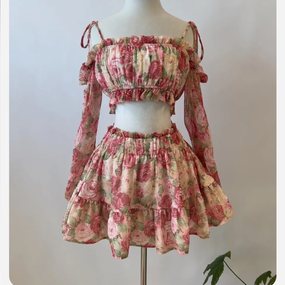 Alamour the Label XXS Shailee Flare Skirt Set